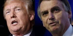 Trump afirma que vai trabalhar com Bolsonaro na área comercial