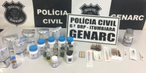 Polícia Civil prende suspeito de comercializar anabolizantes