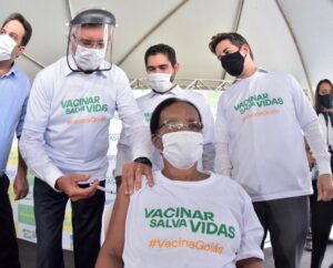 Goiás registra 1 milhão de vacinados com primeira dose contra Covid-19