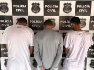 Polícia prende três homens por tentativa de homicídio