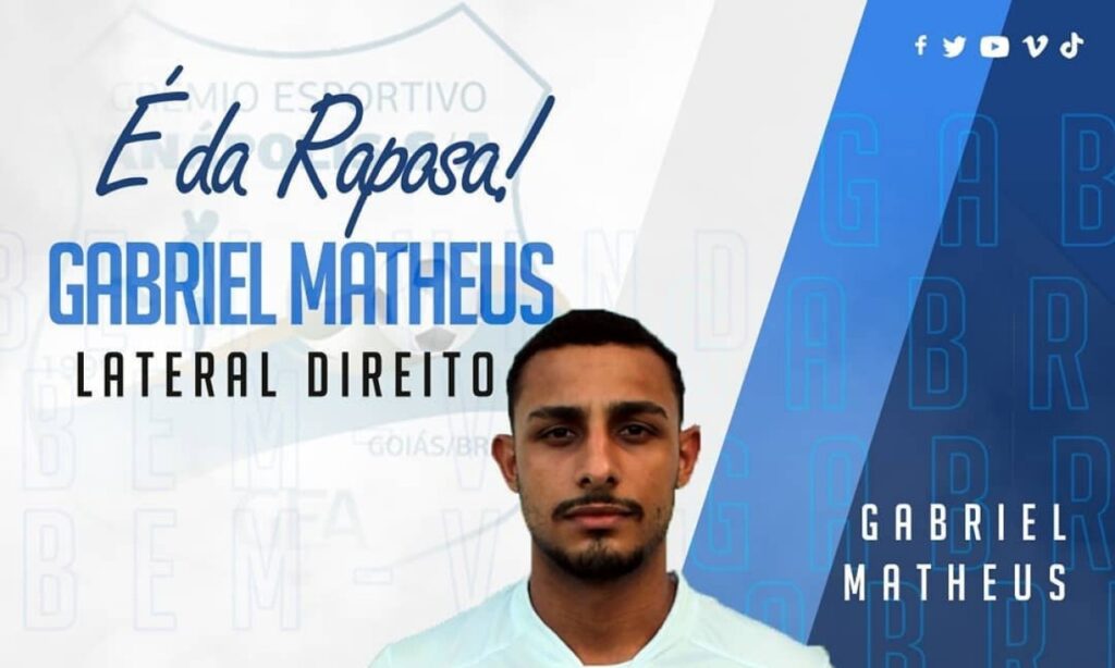 Laterais-direitos são apresentados com a camisa do Grêmio Anápolis