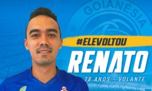 Goianésia anuncia retorno de volante Renato para a próxima temporada