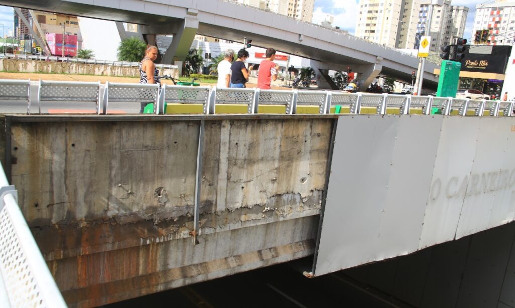 Viadutos de Goiânia padecem sem manutenção