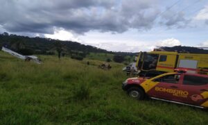 Aeronave faz pouso de emergência perto de onde acontece ‘liquidação’