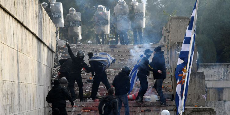Troca de nome da Macedônia gera protestos