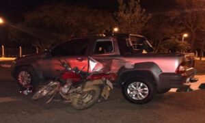 Motociclista fica gravemente ferido em acidente no Parque Atheneu