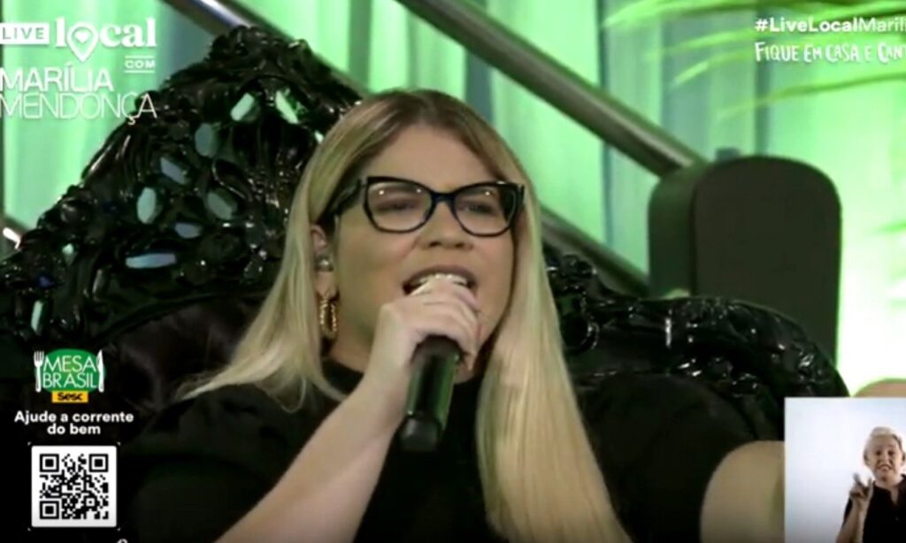 Marília Mendonça bate recorde de audiência em live com 3