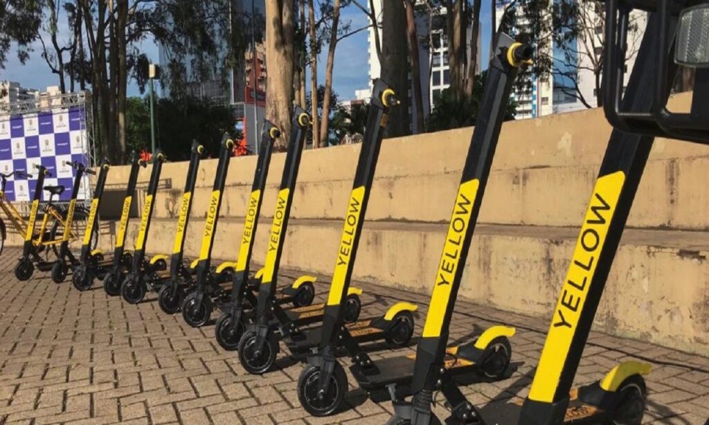 Bicicletas Yellow e patinetes deixam de atender Goiânia