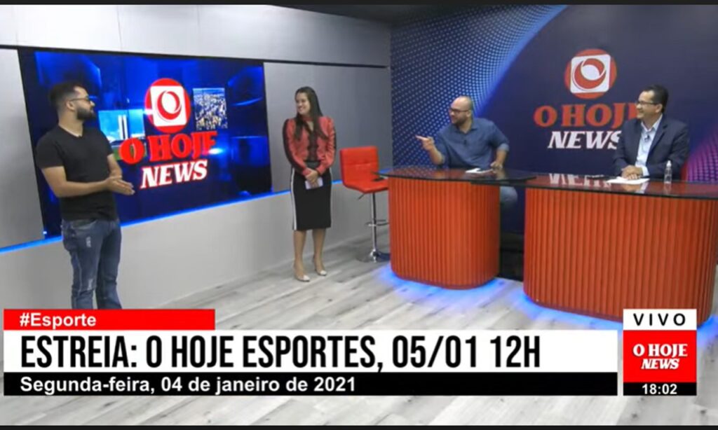 O Hoje Esportes estreia nesta terça-feira (5/1)