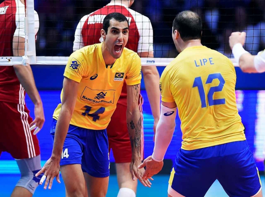 Jogador da seleção brasileira de vôlei