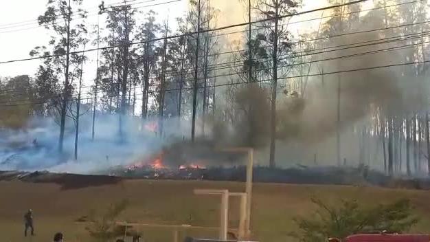 Veja o momento que avião caiu em Piracicaba (SP)