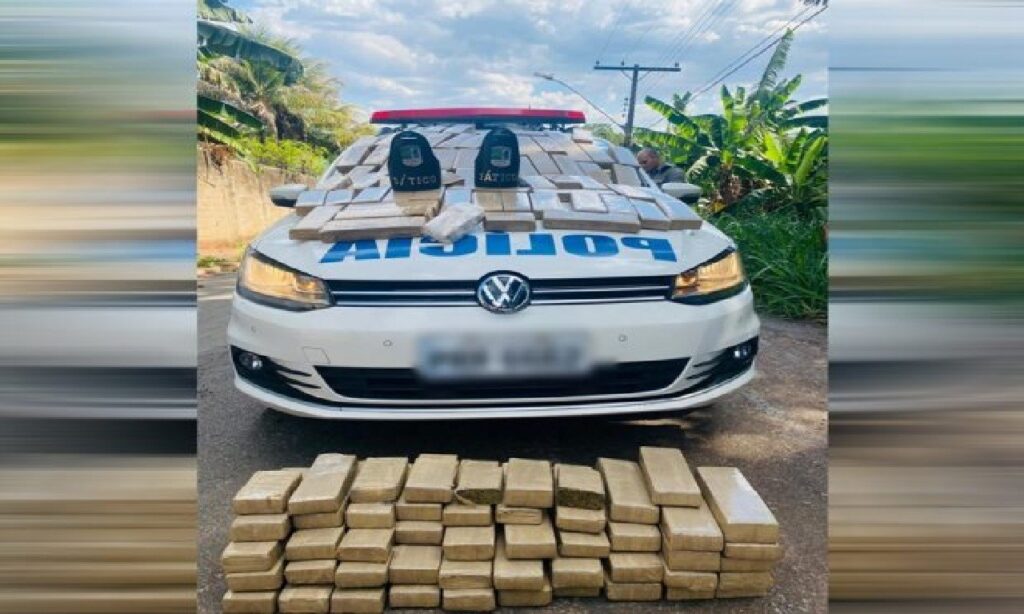 PM prende membro de facção criminosa com 100 kg de maconha em Goiânia