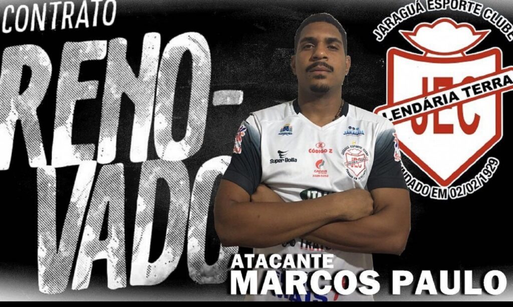 Jaraguá renova com atacante Marcos Paulo