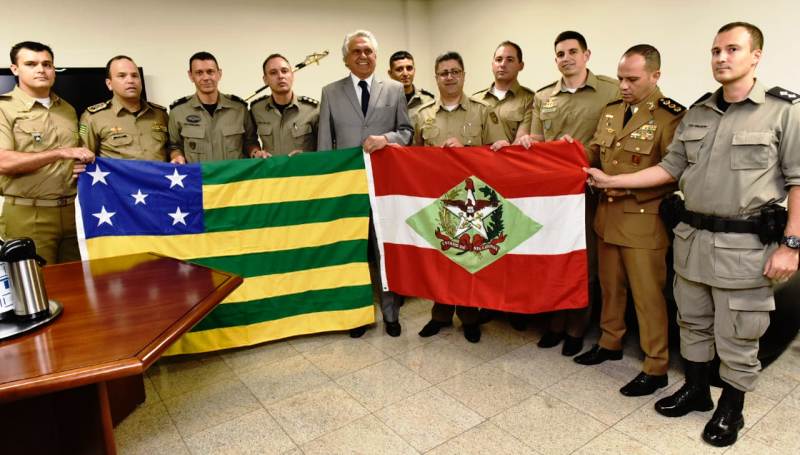 Segurança pública de Goiás é modelo para Santa Catarina