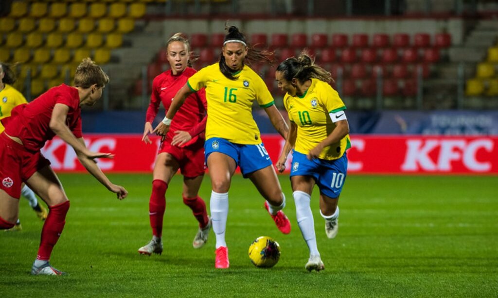 Brasil empata com o Canadá e termina em terceiro lugar no Torneio da França