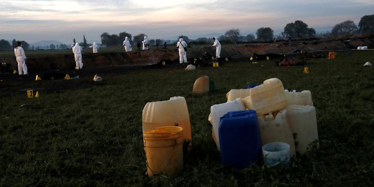 Chega a 73 o número de mortos em explosão no México; feridos somam 74