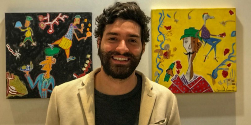 Goiano Samuel Caixeta embarca para última exposição