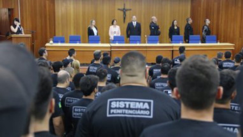 Novos vigilantes penitenciários participam de curso de formação