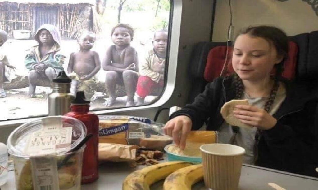 Eduardo Bolsonaro posta foto falsa da ativista ambiental Greta Thunberg