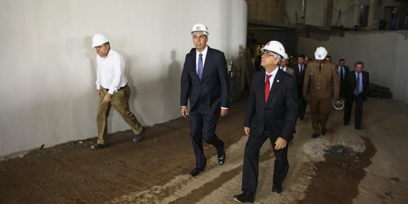 Governador participou de vistoria às obras do prédio do TJGO