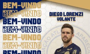 Aparecidense fecha contratação de volante Diego Lorenzi