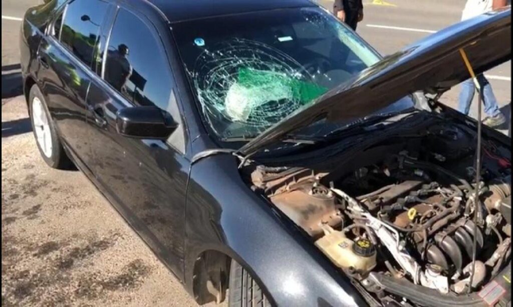 Carro do comboio presidencial se envolve em acidente na frente do Palácio do Planalto