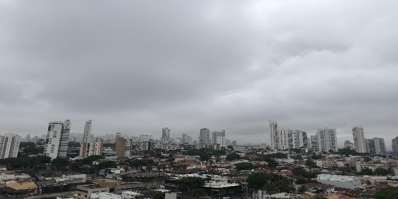 Previsão indica pancadas de chuva e trovoadas em Goiânia