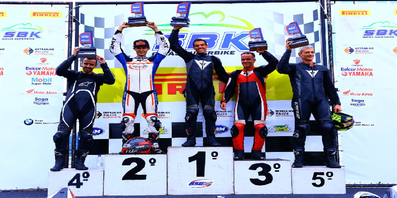 Matheus Barbosa conquista pódio duplo no Goiás Superbike