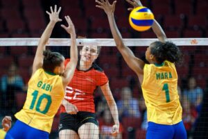 Brasil sofre virada e perde para Alemanha no tie-break