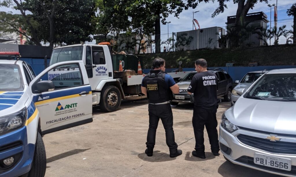 Operação apreende veículos usados em transporte clandestino interestadual