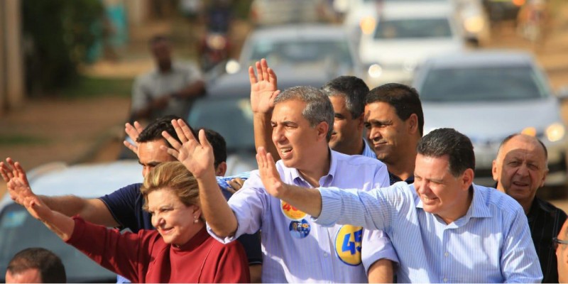 Em campanha de reeleição