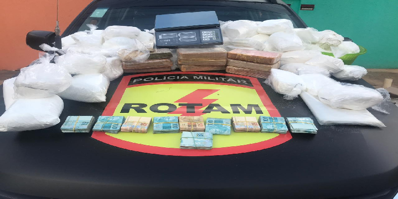 Homem é preso com droga avaliada em mais de R$ 180 mil reais