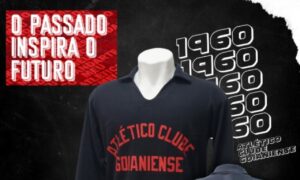 Atlético Goianiense lança linha retrô de uniformes