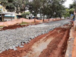 Nova etapa de obras do BRT começa neste sábado (24) e altera o trânsito no centro de Goiânia; veja como fica