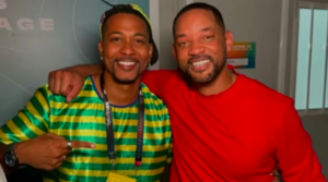 Will Smith e Will Baiano durante encontro no Rio de Janeiro