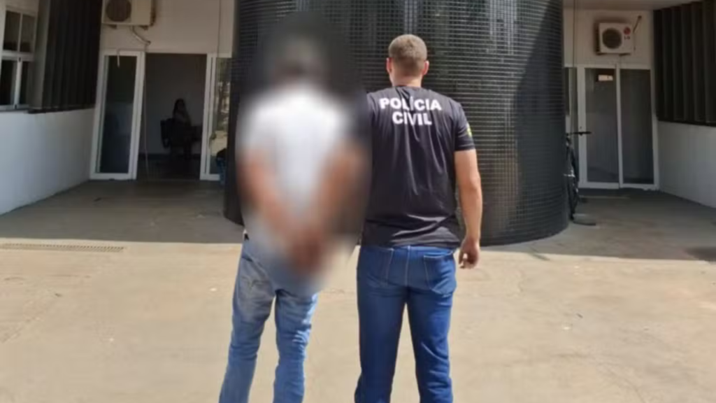 Homem é preso suspeito de estupro em Goiânia — Foto: Divulgação/Polícia Civil