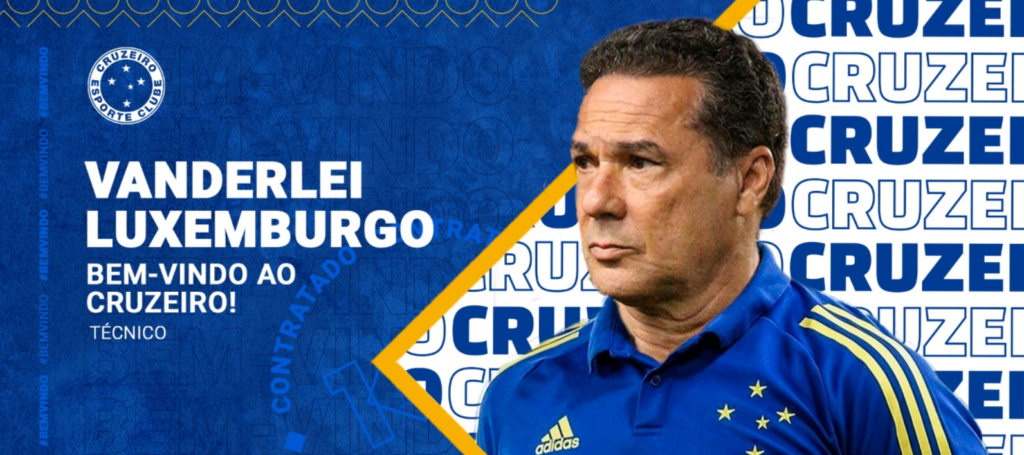 Cruzeiro aposta na experiência de Vanderlei Luxemburgo para se recuperar na Série B