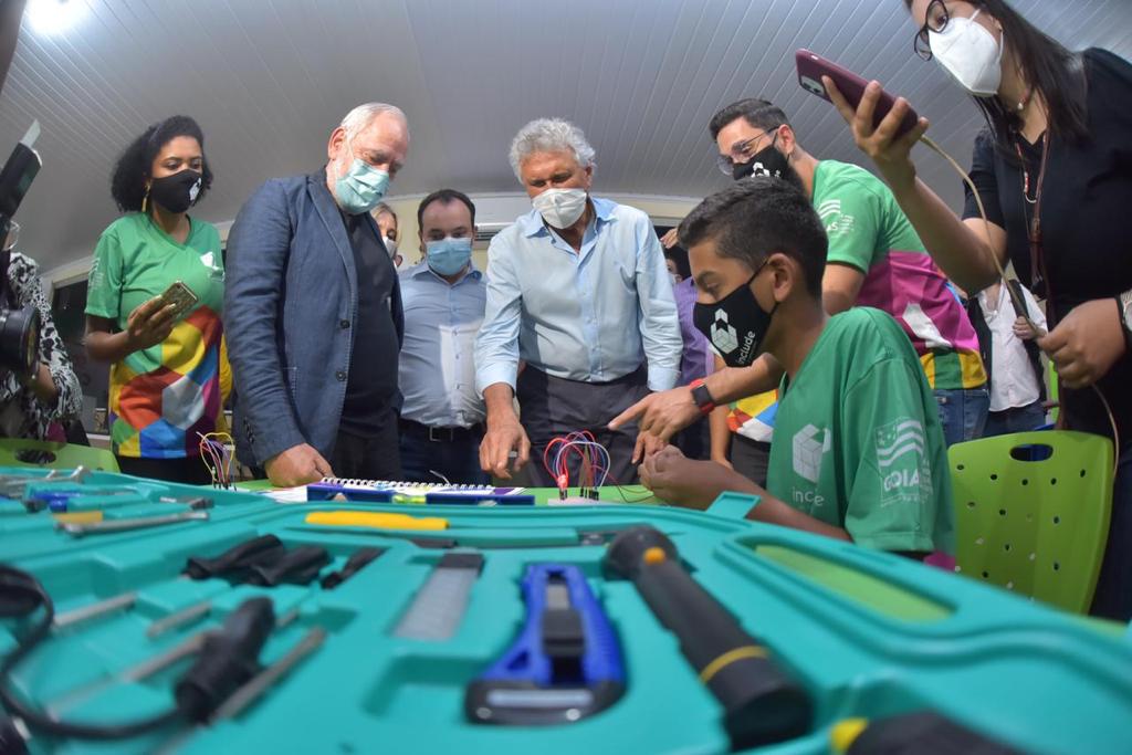 Ronaldo Caiado inaugura mais duas sedes do projeto Include