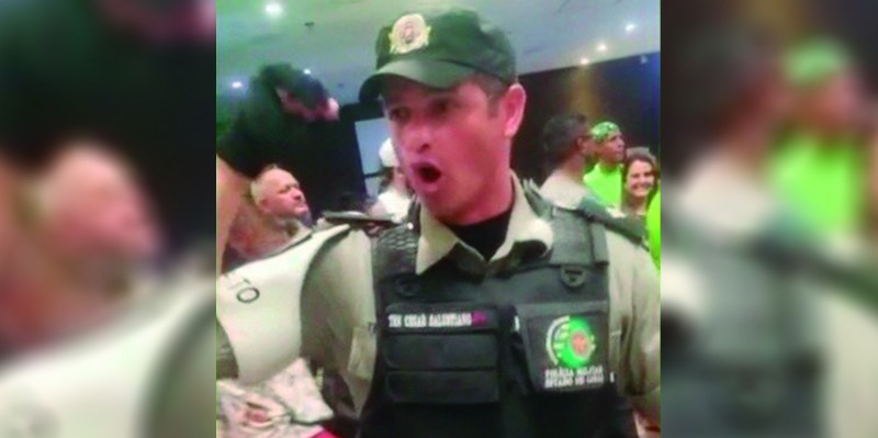 Ato de celebração de um militar vira caso de política regional