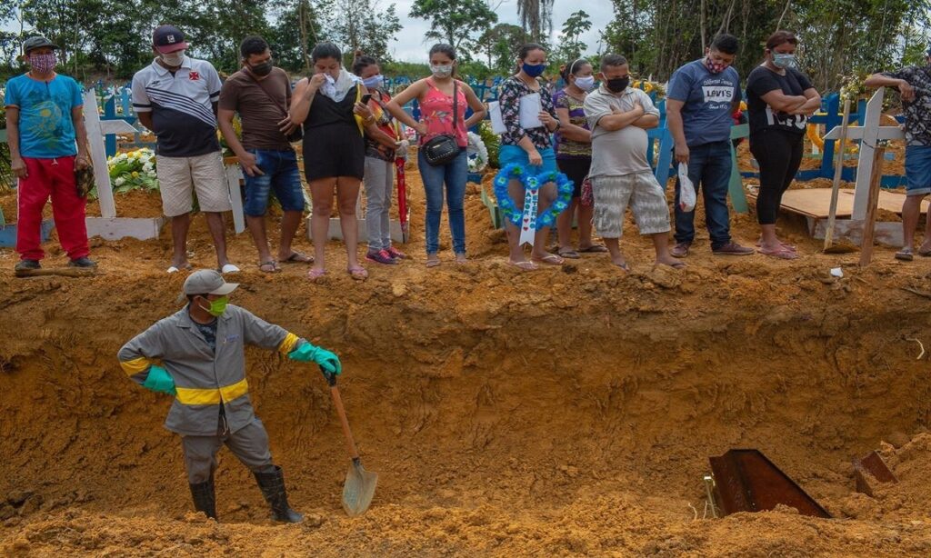 Brasil chega aos 7.288 mortes por Covid-19 com 263 mortes nas últimas 24h