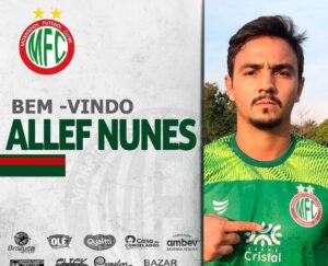 Morrinhos anuncia contratação de zagueiro Allef Nunes