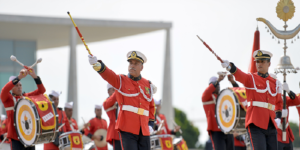 Goiânia recebe banda dos fuzileiros navais em comemoração