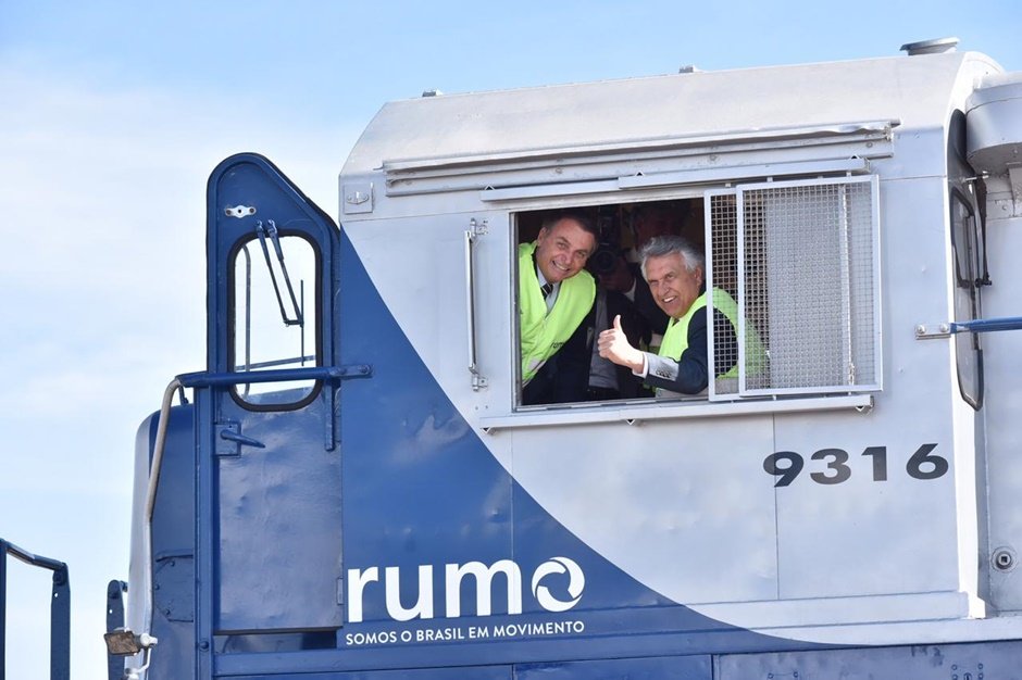 Bolsonaro visita Goiás para lançar obras ferroviárias em Mara Rosa