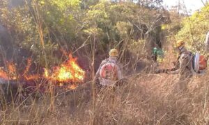 CBMGO identifica novos focos de incêndio próximo da Chapada dos Veadeiros