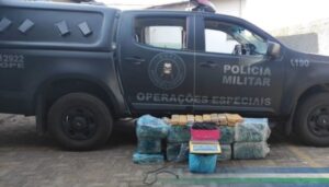 Polícia Militar apreende 200 quilos de maconha em Goiânia