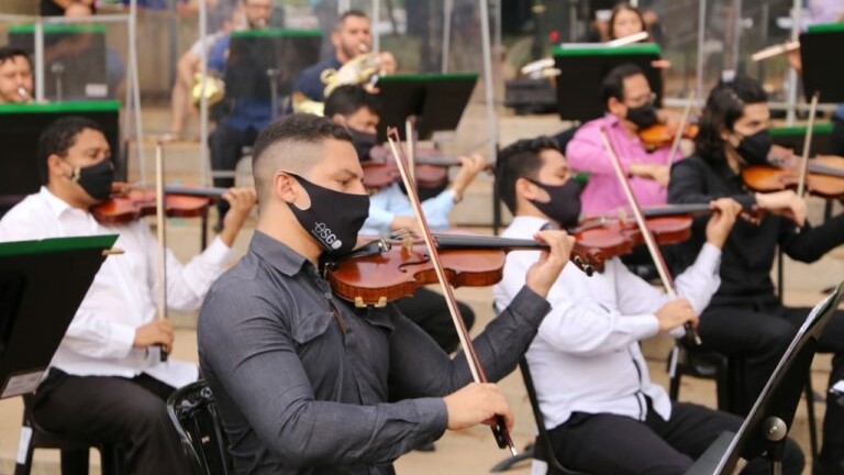 Projeto cultural organiza apresentação de orquestras em parques de Goiânia