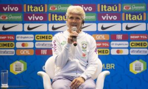 Pia Sundhage é apresentada na CBF