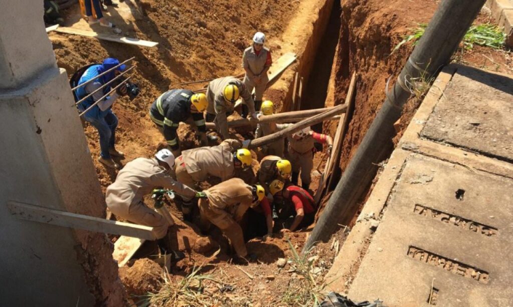 Homem é soterrado em obra no Setor Balneário Meia Ponte