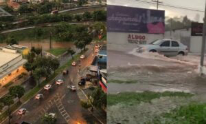 Após tempestade em Goiânia