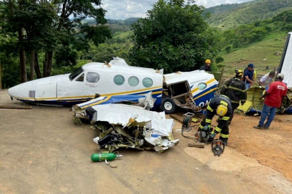 Hélice de avião que caiu com Marília Mendonça foi encontrada com cabo entrelaçado